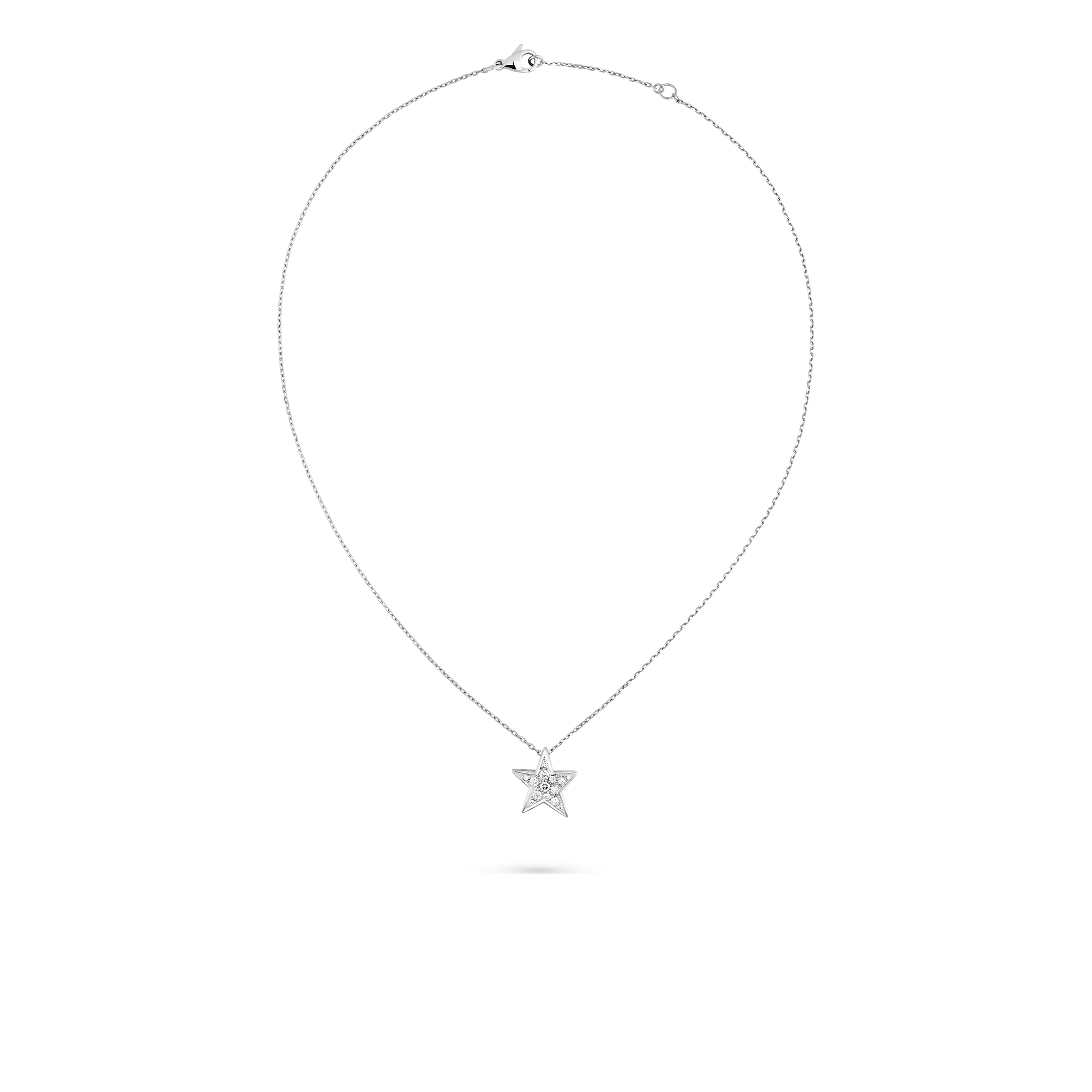Ch*el comÈte gÉode necklace j0868